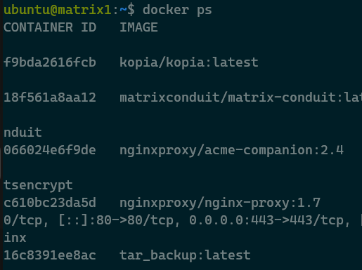 matrix element signup